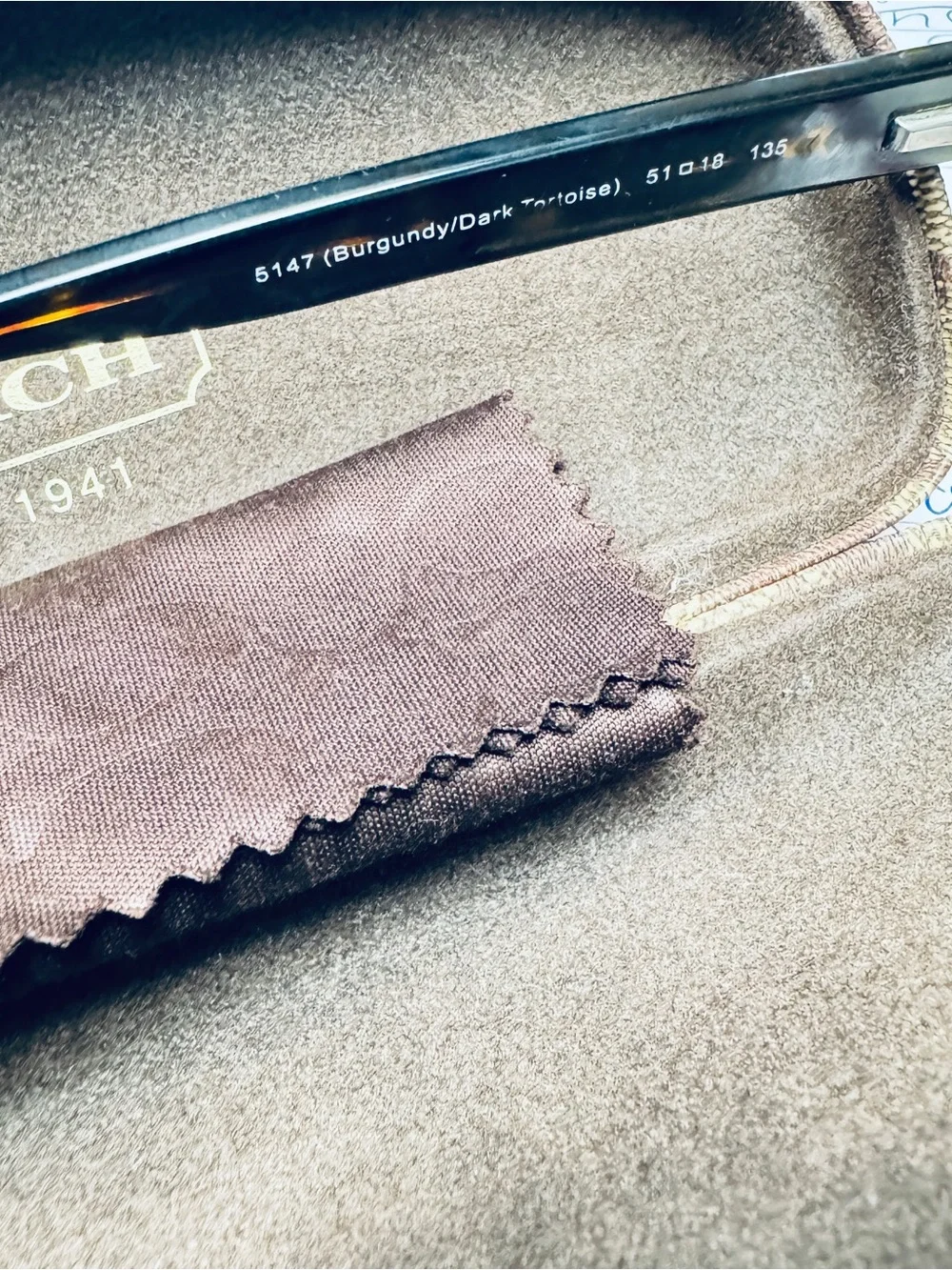 Coach Red Cat-Eye Women's Glasses